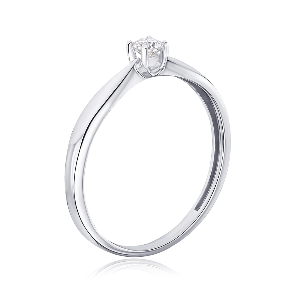 Золота каблучка з діамантом 53645/97/1/8602