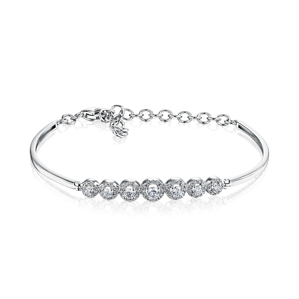 Золотий браслет з діамантами 560014/02/1/10990