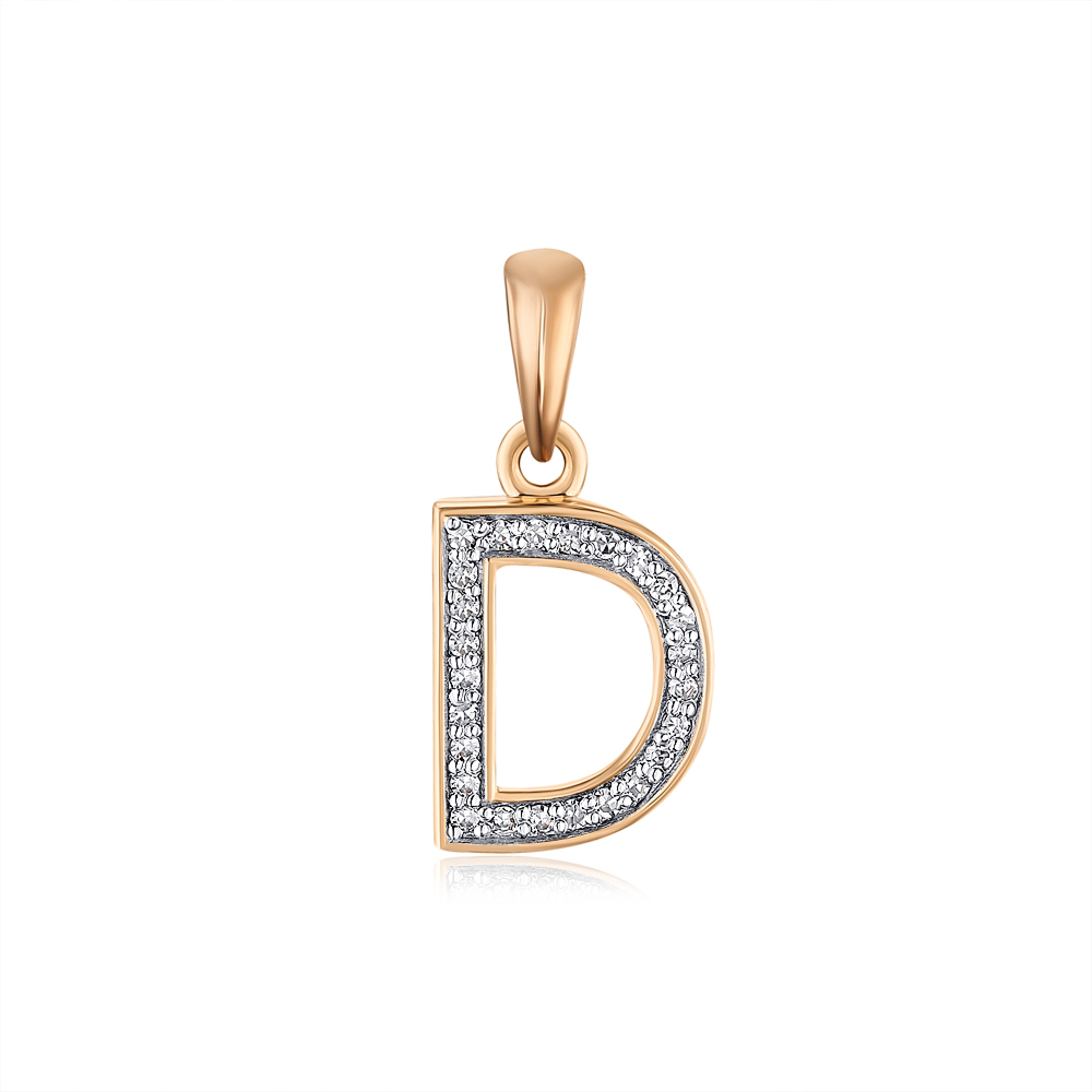 Золота підвіска з діамантами 560128-D/01/1/8007