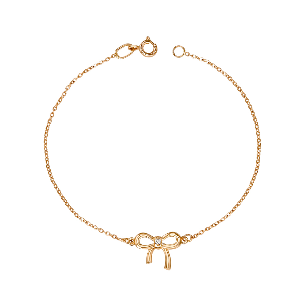 Золотий браслет з діамантом 560172/66024-3/01/0/8566