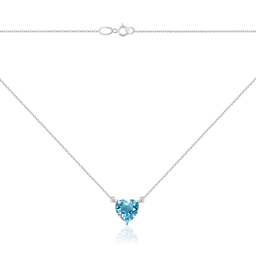 Золоте кольє з топазом 60108/66024-3/02/1/6943