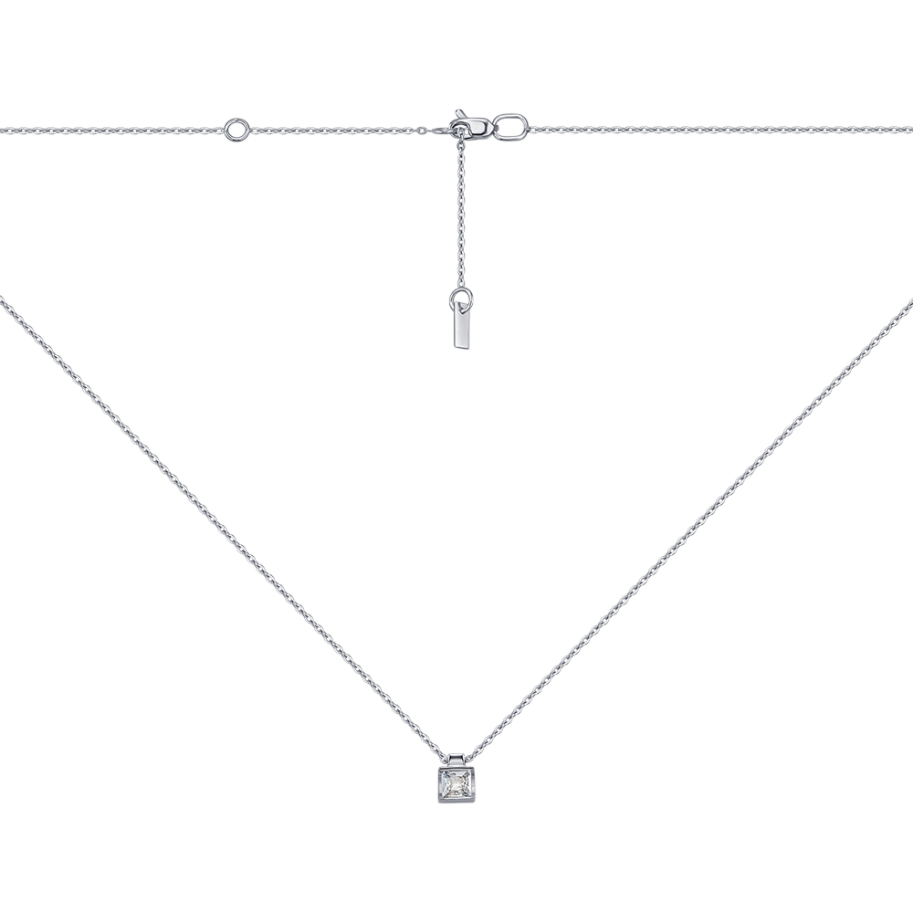 Золоте кольє з фіанітом 60194/66024-3/02/1/487