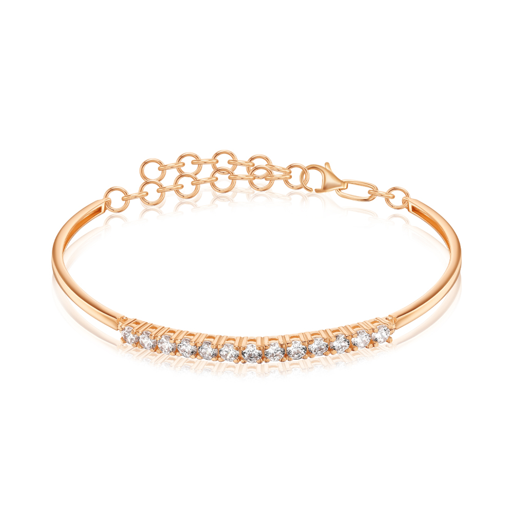 Золотой браслет с фианитами Tesori 7120/01/0/4035