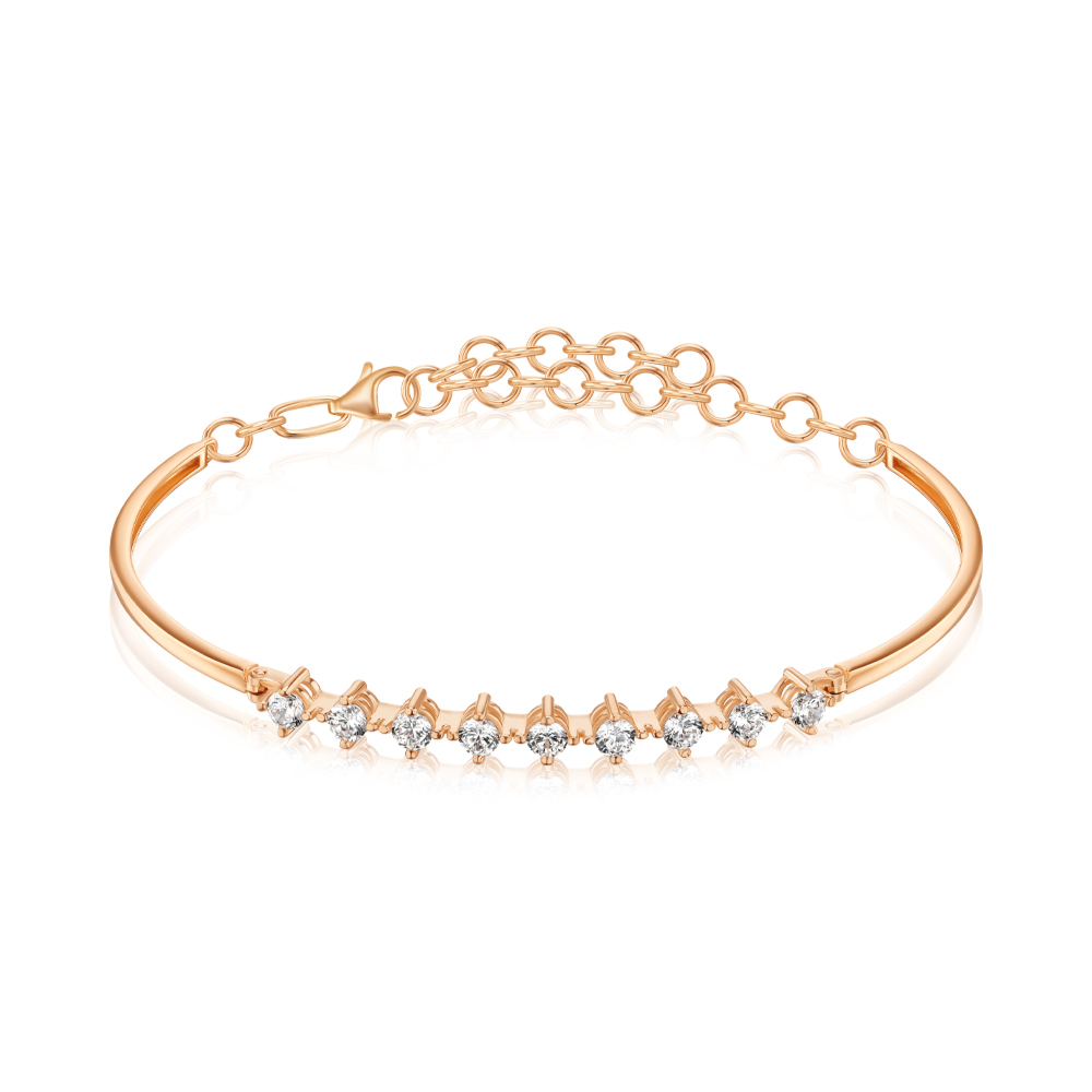 Золотой браслет с фианитами Tesori 7132/01/0/4035