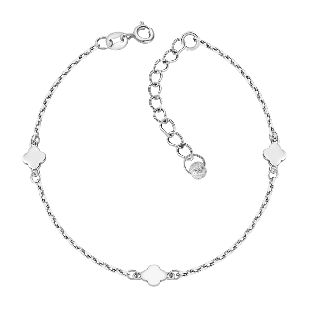 Серебряный браслет. Артикул UG5756/3/рбр/род