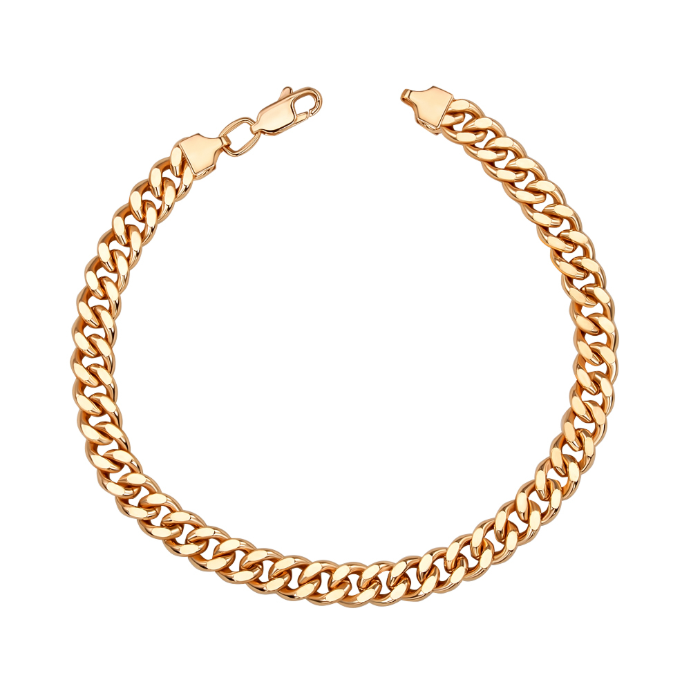 Срібний позолочений браслет 77938-37-9/17