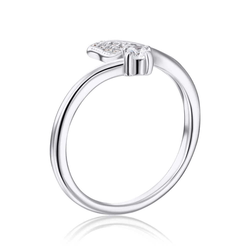 Серебряное кольцо с фианитами. Артикул 7R26494-R/12/1