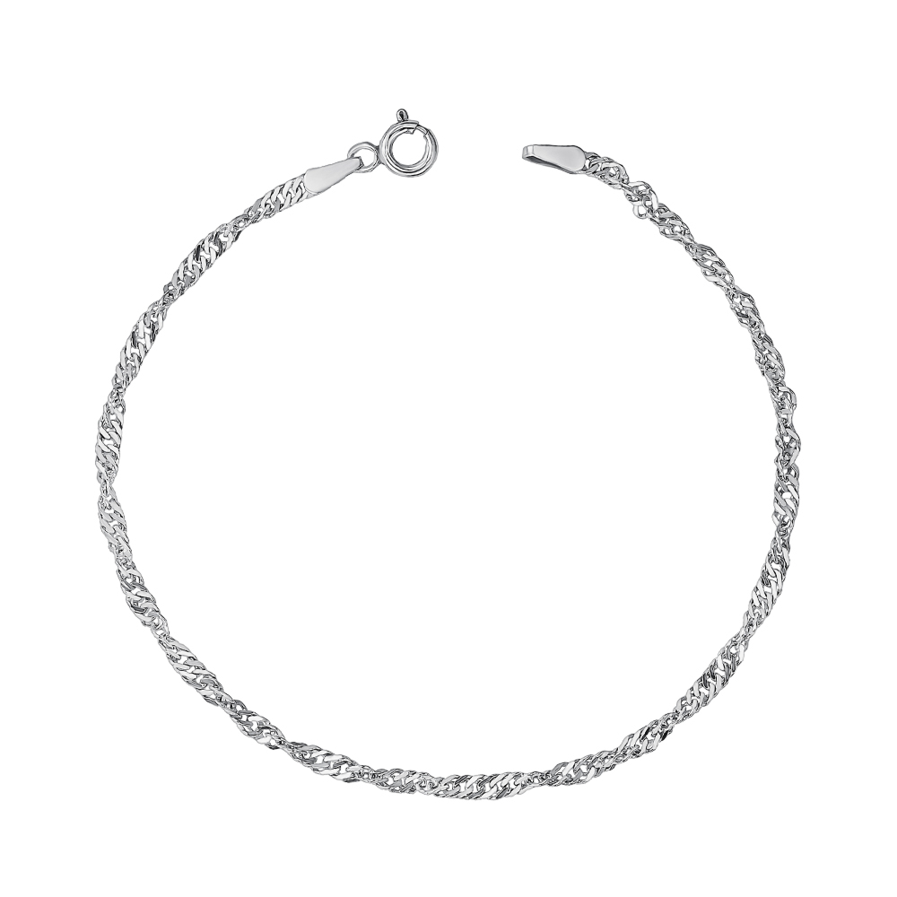 Срібний браслет 801Р 4/19