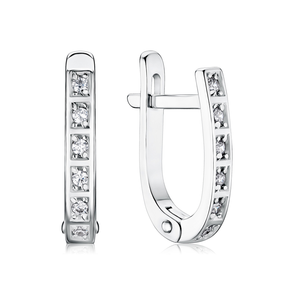 Серебряные серьги 8332003б