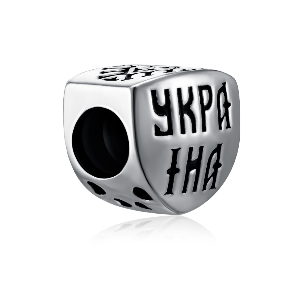 Серебряная бусина-шарм. Артикул 84508*