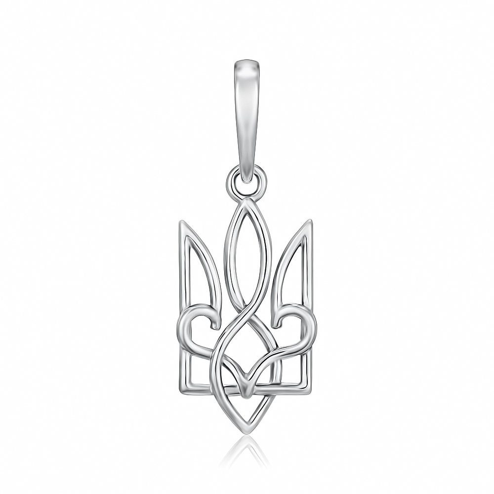 Серебряная подвеска без вставки. Артикул 89079