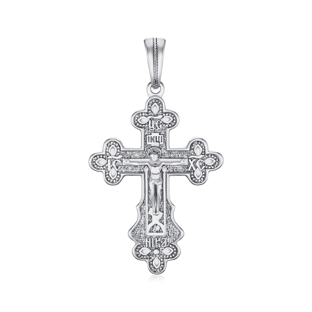 Серебряный крестик 89103