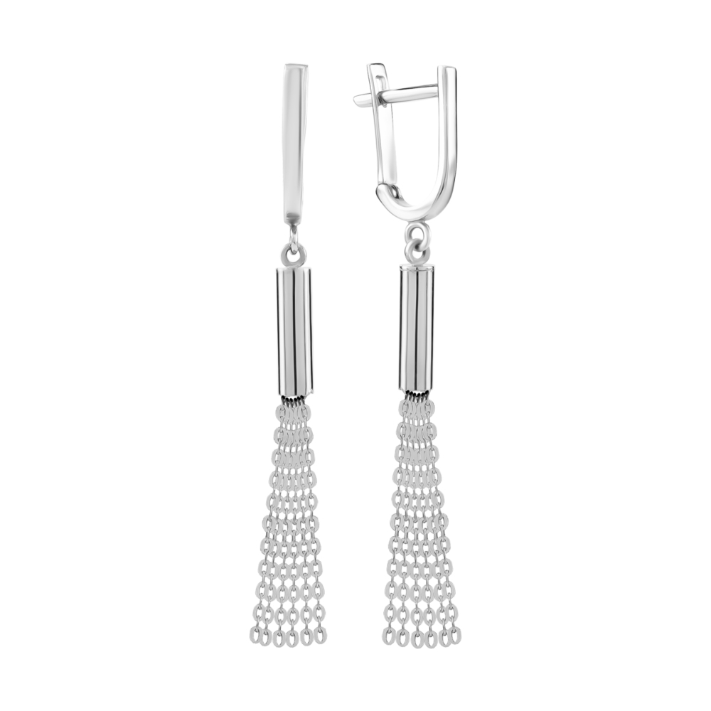 Золотые серьги-подвески. Артикул UG52/10/302/1