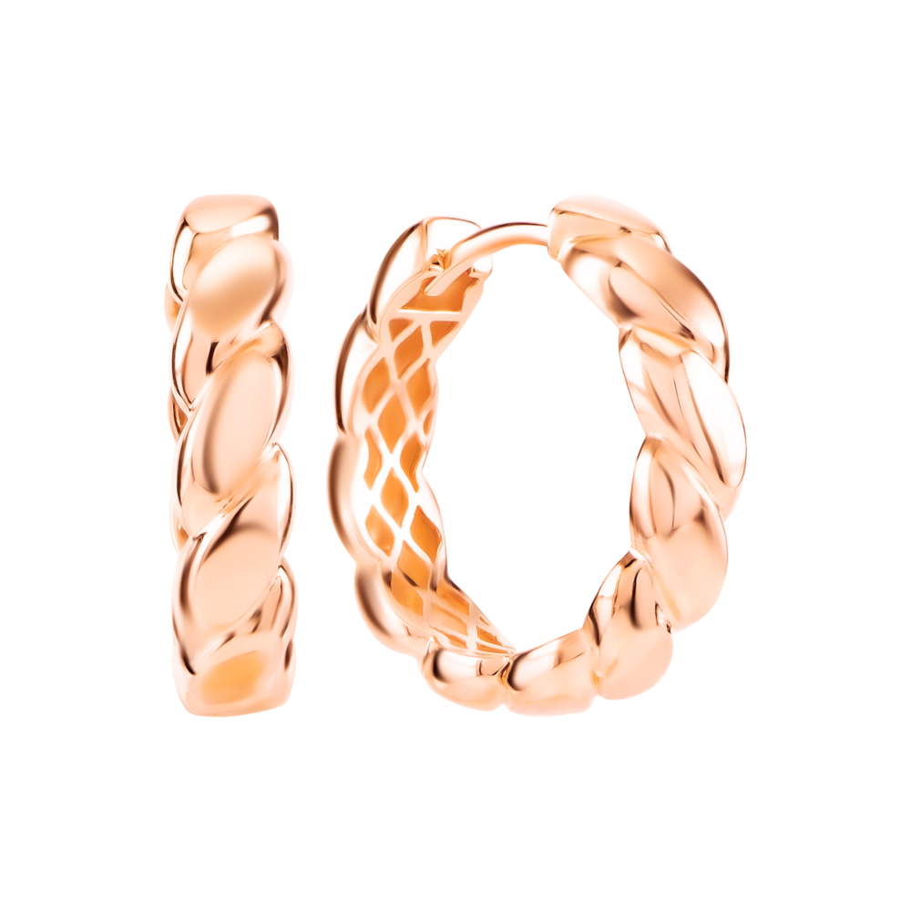 Золотые серьги-конго. Артикул UG52/40/245