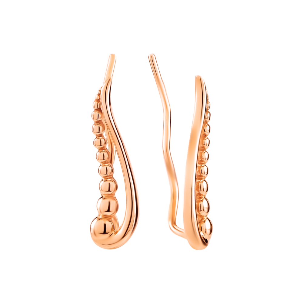 Золотые серьги-каффы. Артикул UG5200587610101