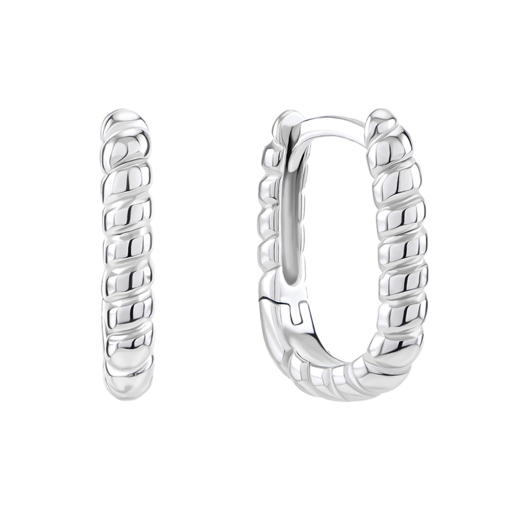 Серебряные серьги-конго. Артикул UG5AE03042