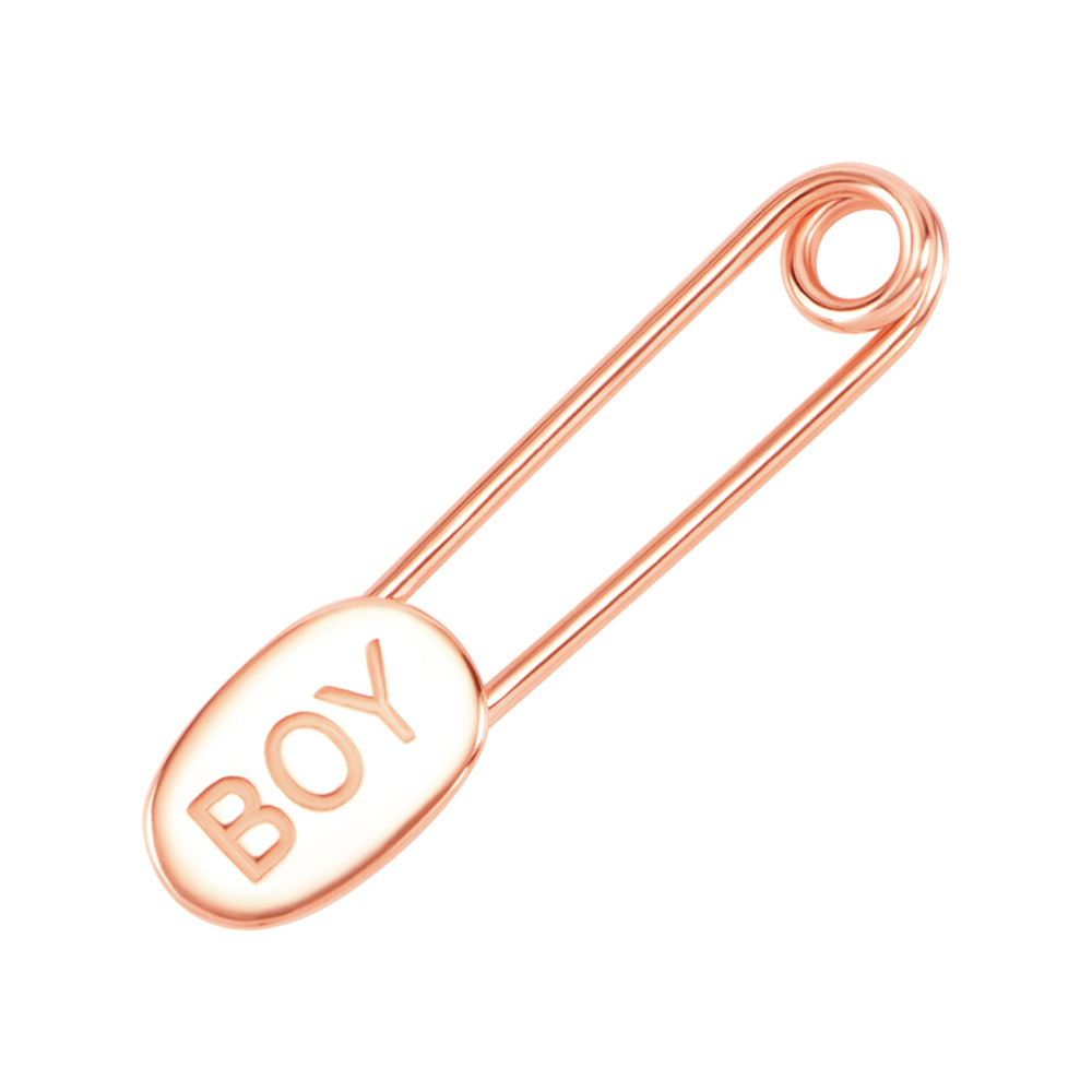 Золотая брошь-булавка Boy. Артикул UG5601268310101