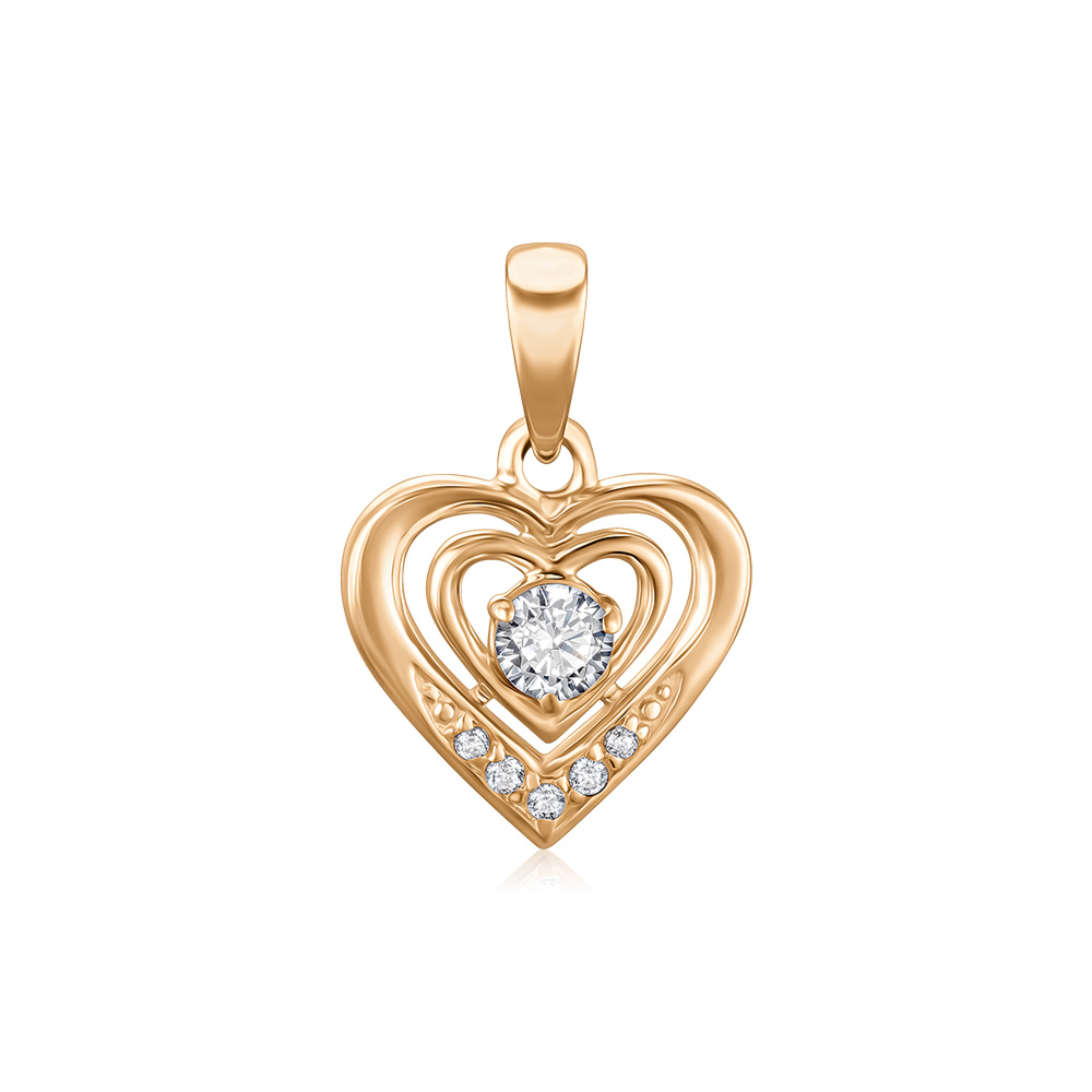 Золотая подвеска с фианитами Tesori 31750/01/0/4526