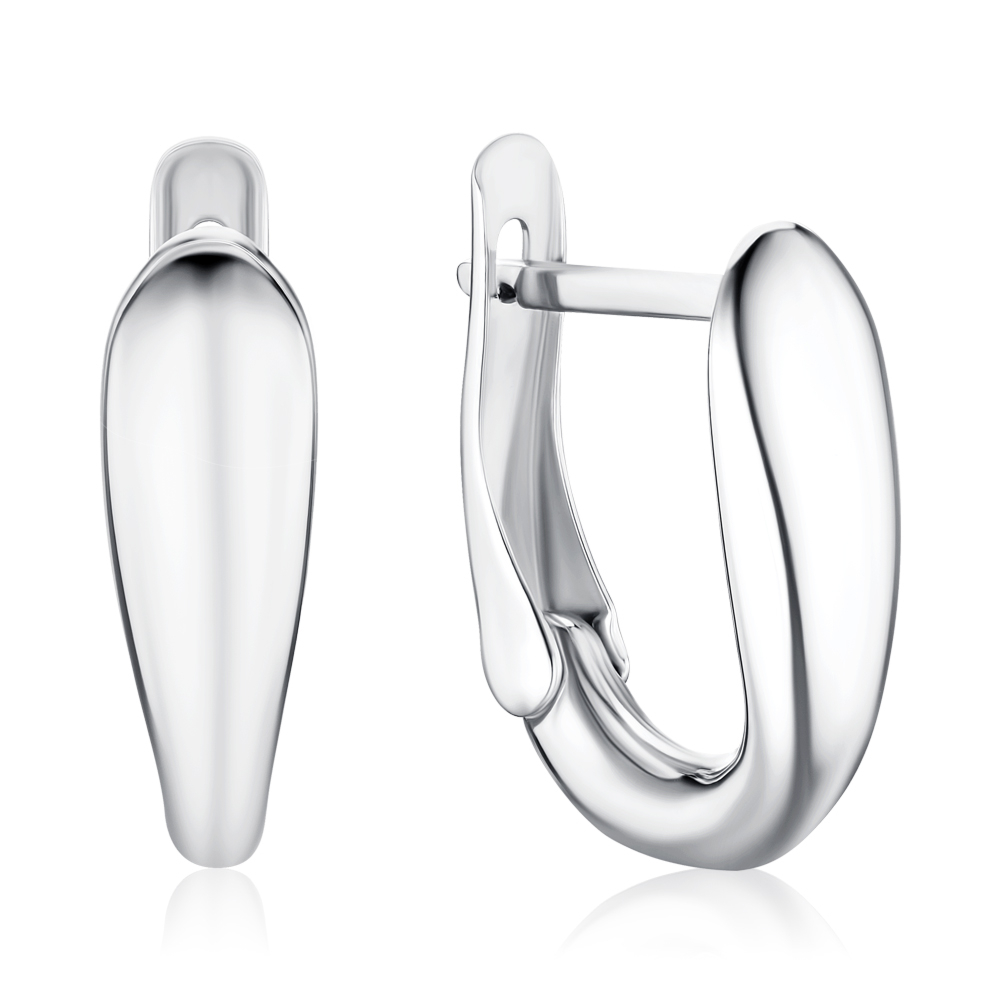 Золотые серьги без вставки 02460/02/1