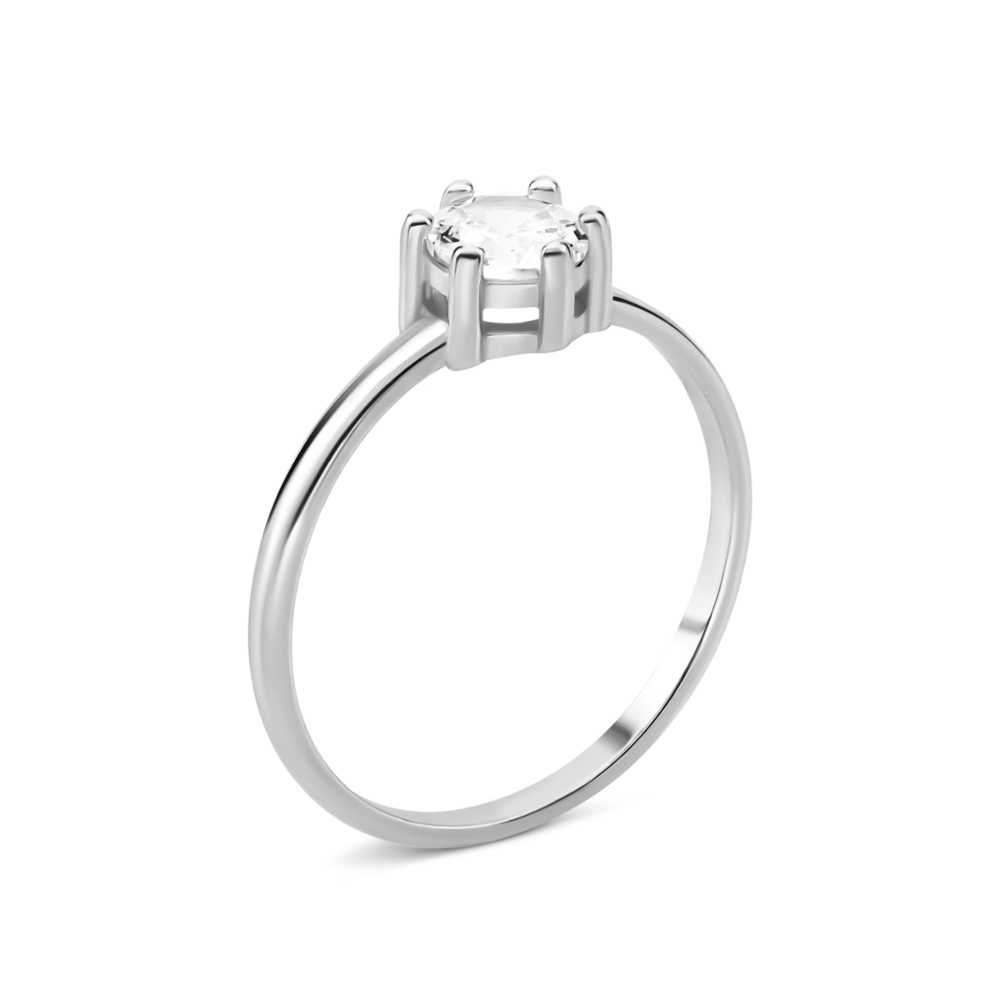 Серебряное кольцо с фианитом. Артикул UG510709