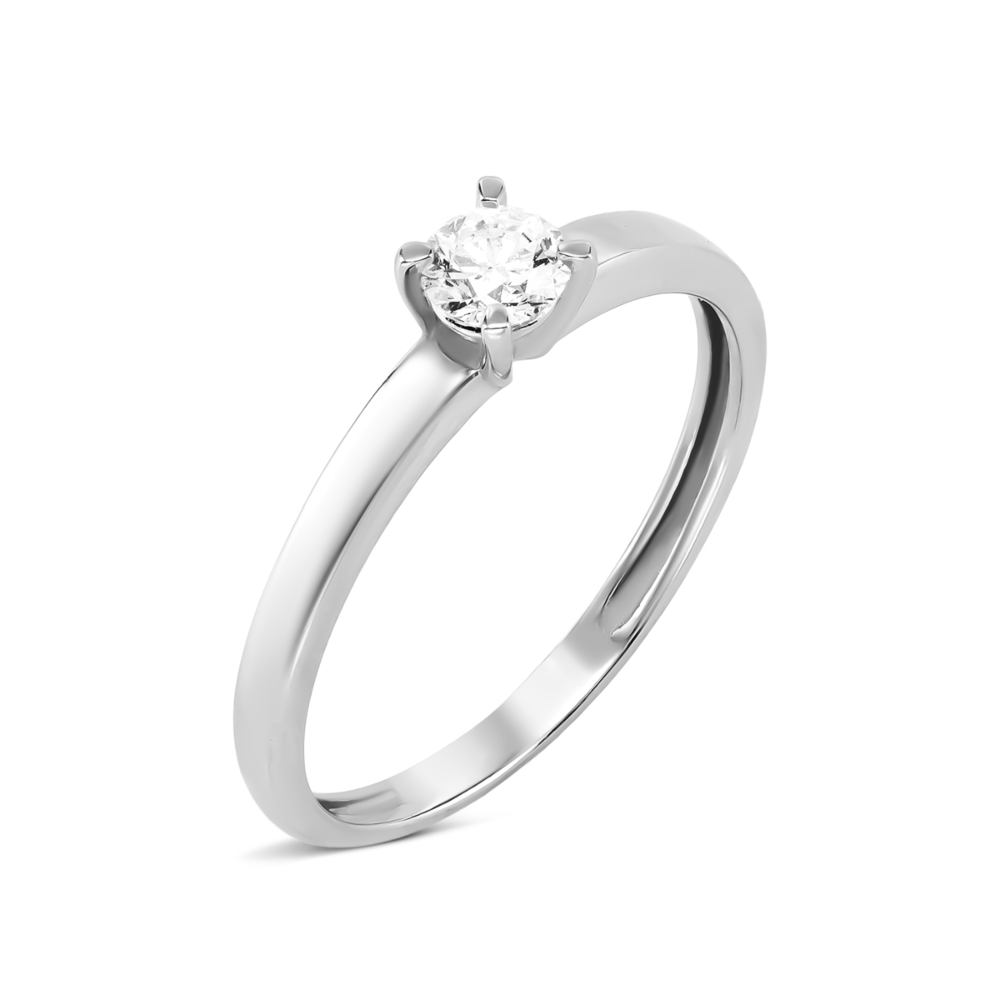 Золотое кольцо с бриллиантом. Артикул UG51107464202