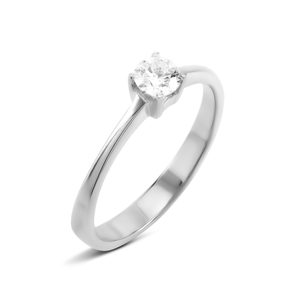 Золотое кольцо с бриллиантом. Артикул UG51112680202