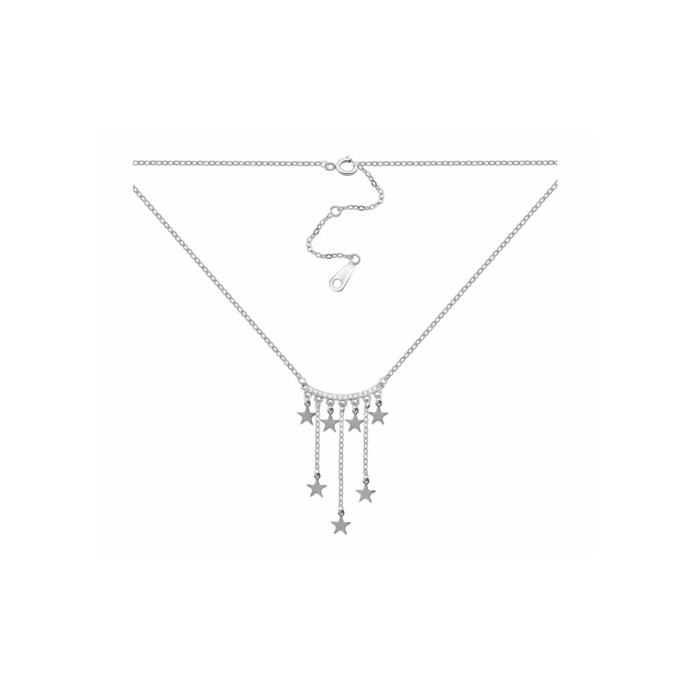 Серебряное колье с фианитами. Артикул UG51NE58511