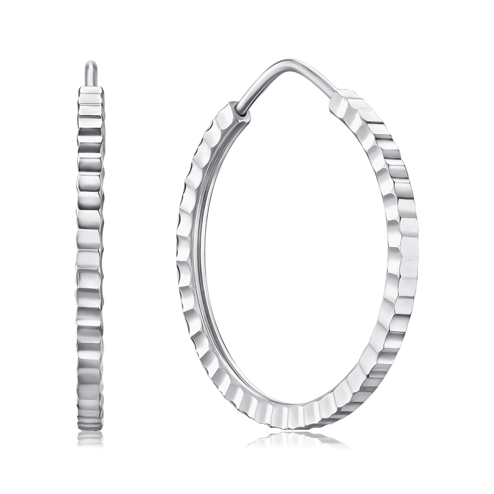 Золотые серьги-конго без вставки 20869-2/02/3