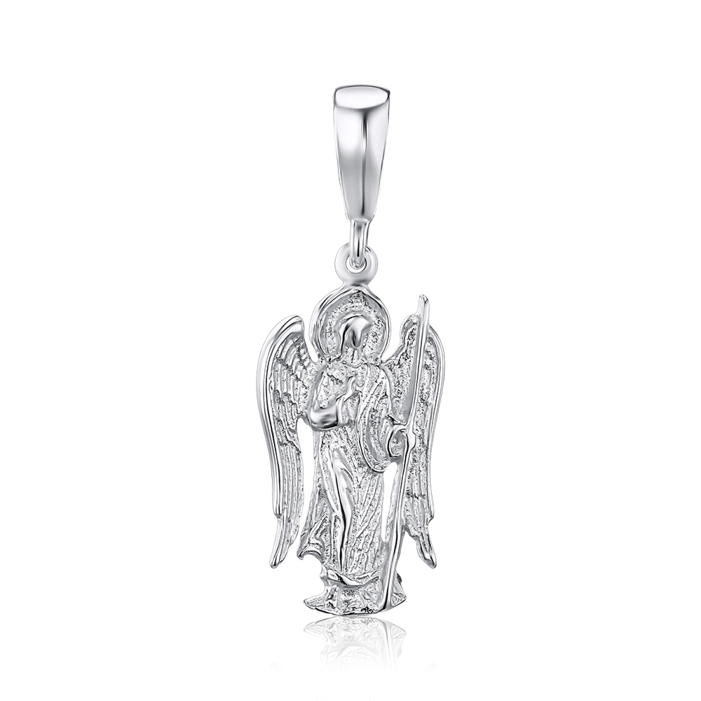 Срібна підвіска-оберіг Янгол-охоронець П2/011