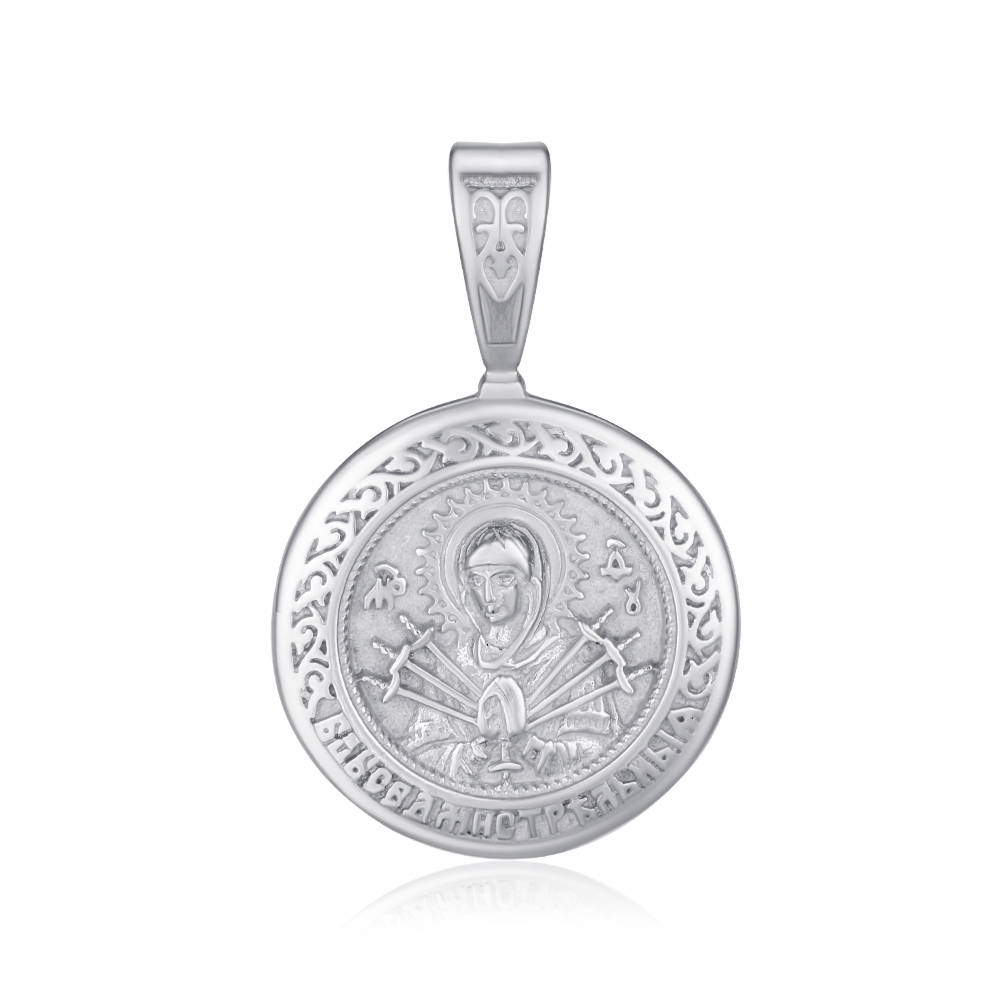 Срібна підвіска-ладанка. Артикул 31562/12/1