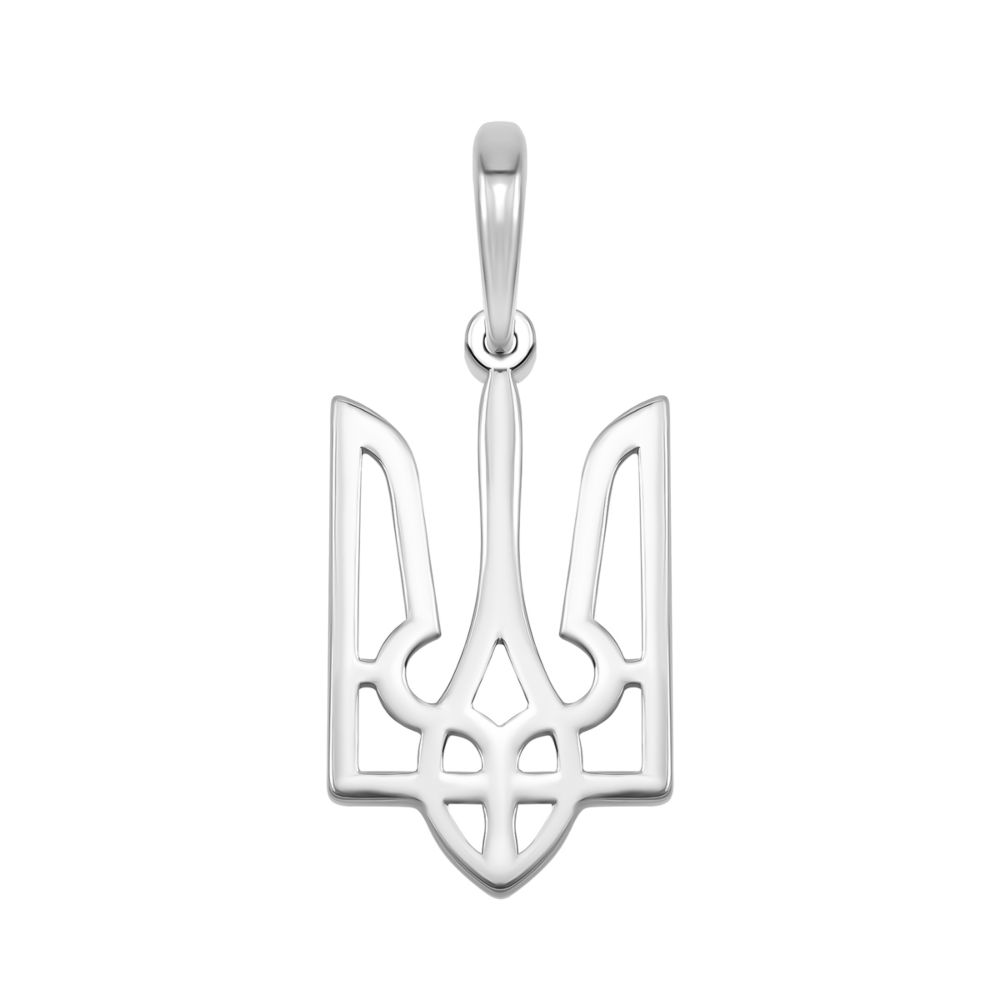 Срібна підвіска Герб України. Артикул UG53963