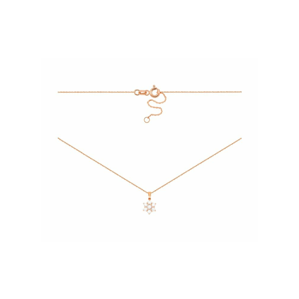 Золоте кольє з діамантами. Артикул UG54111012201 D