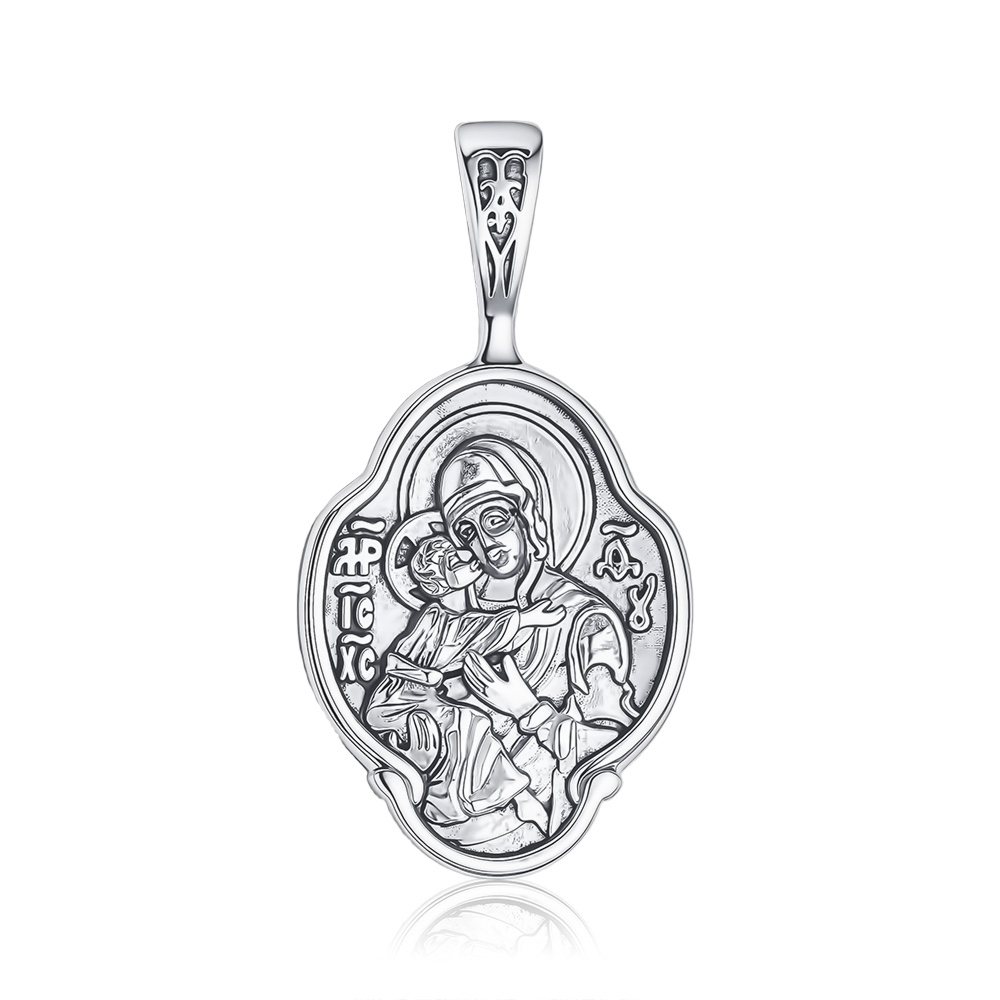 Серебряная подвеска-ладанка с31464