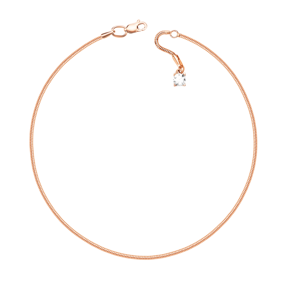 Золотий браслет з фіанітом. Артикул UG55110218801