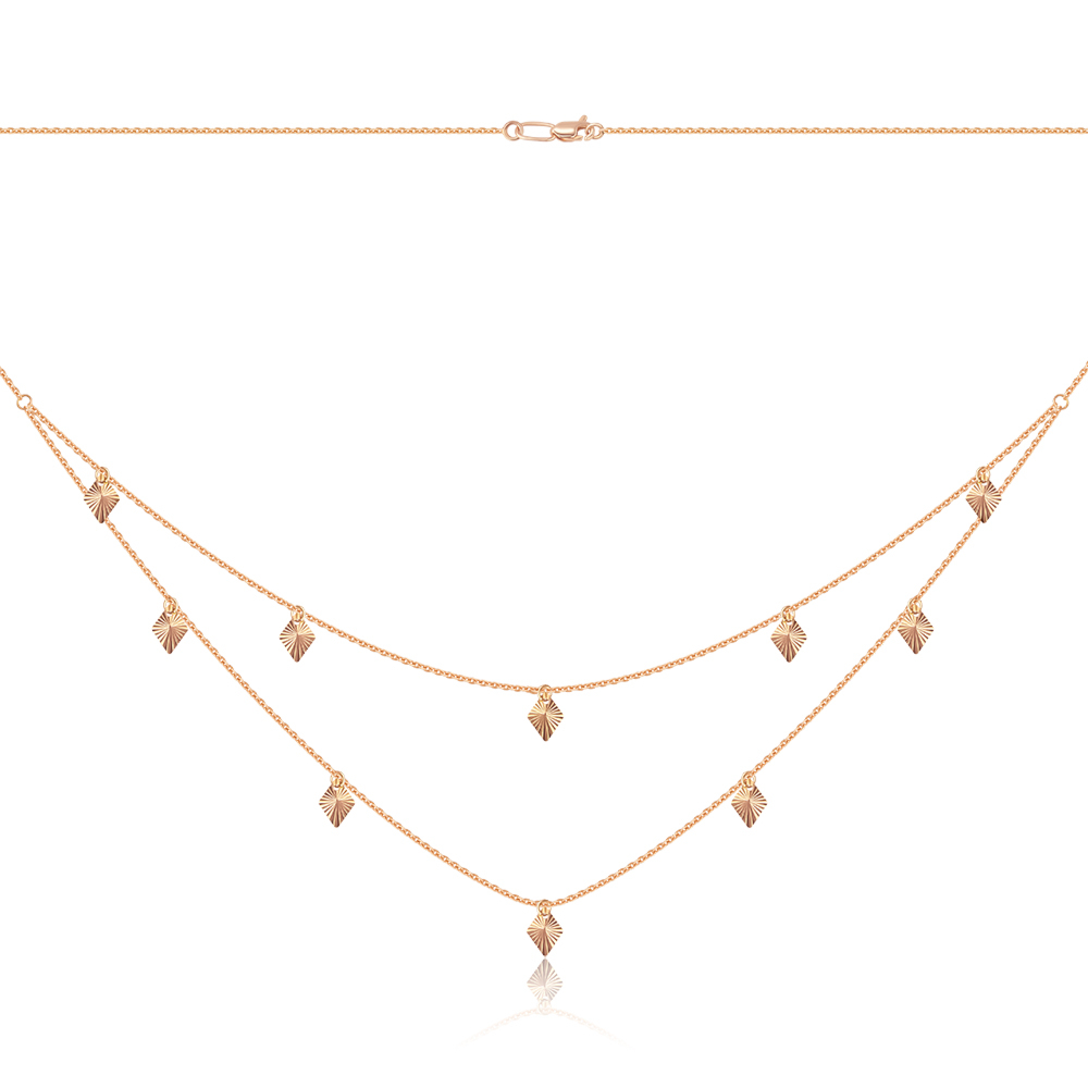 Золоте кольє без вставки 06267/01/2