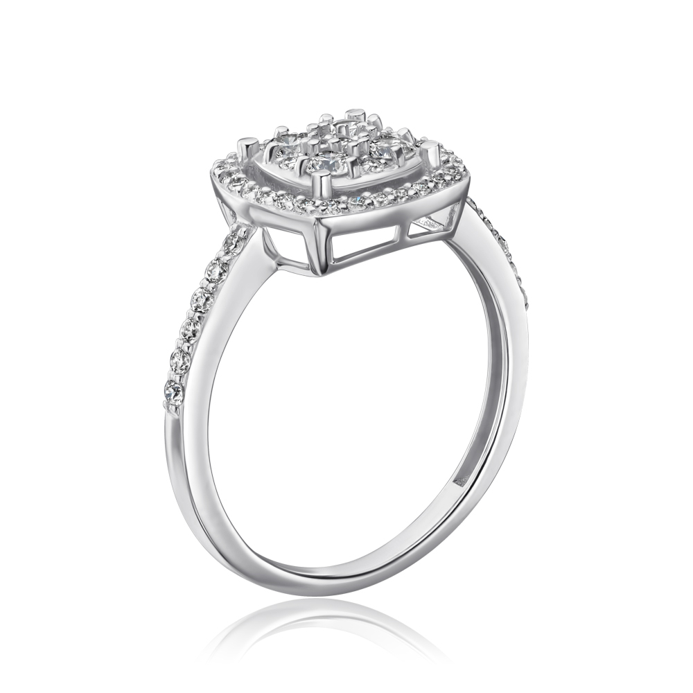 Золотое кольцо с бриллиантами 500008/02/1/11865