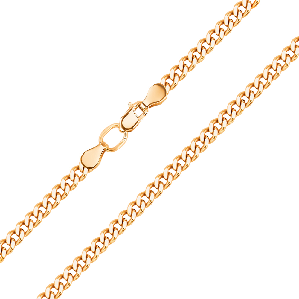 Золотий ланцюжок без вставки. Артикул 66938-18.5-3/01