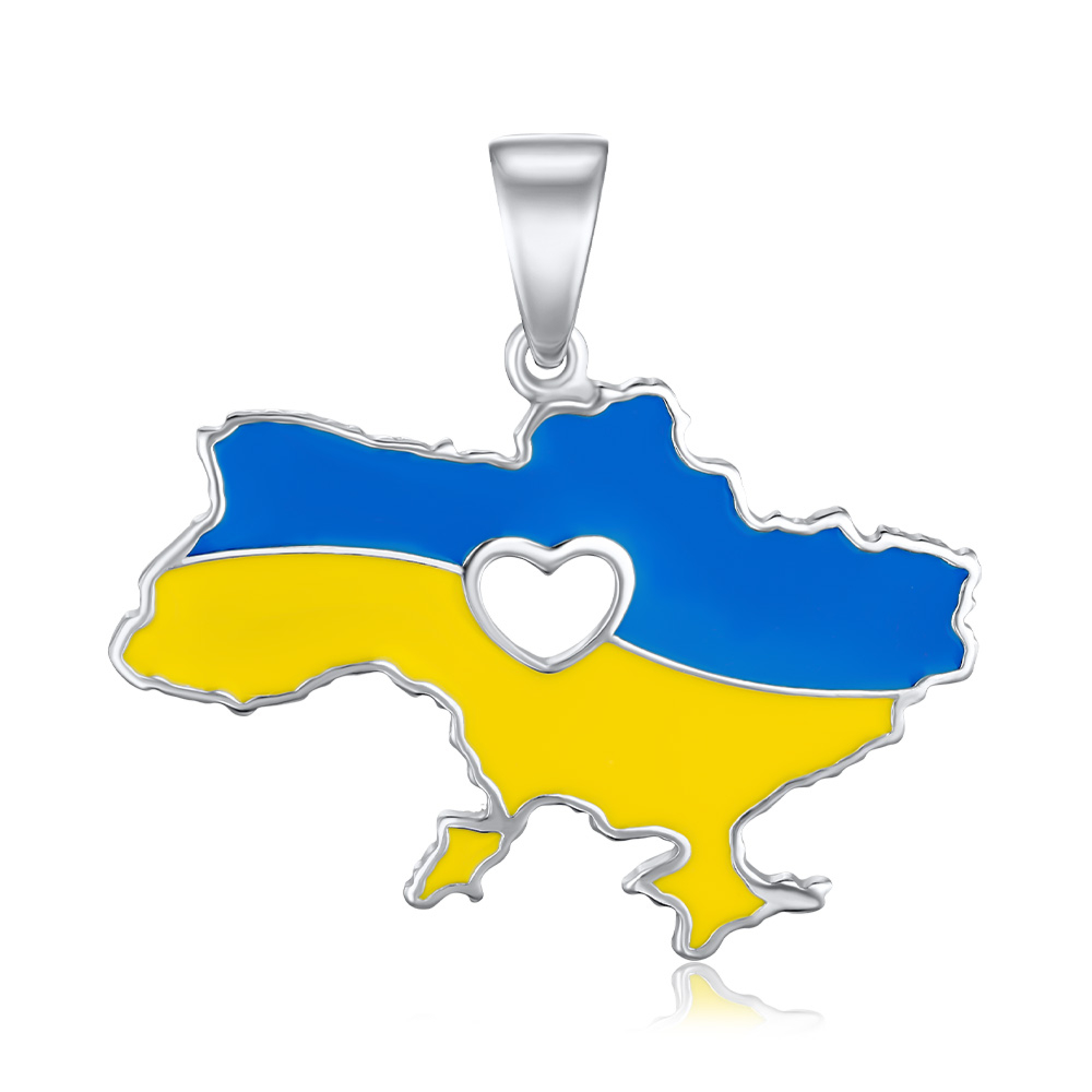 Серебряная подвеска с эмалью 35858/12/1/1158