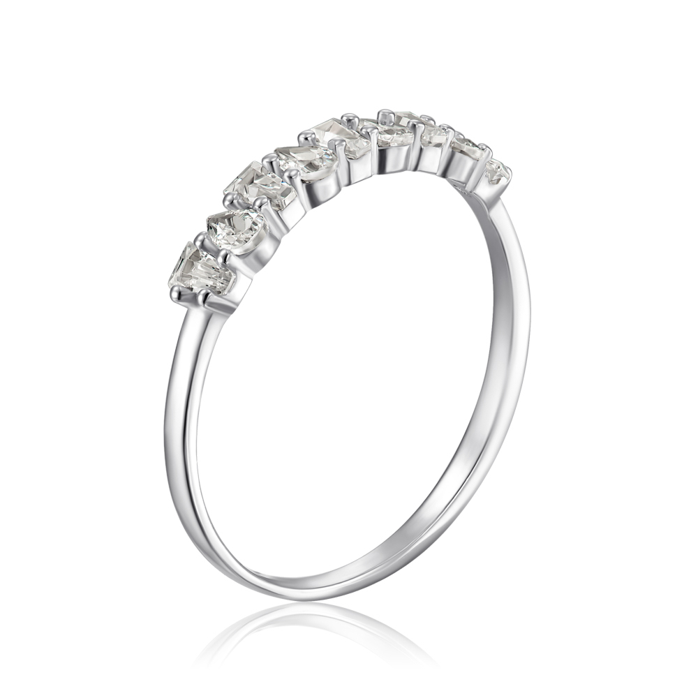 Серебряное кольцо с фианитами SZDR15655-R/12/1