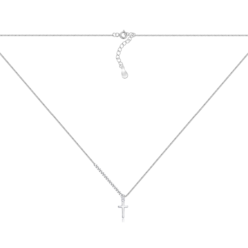 Срібне кольє C02379-K/12