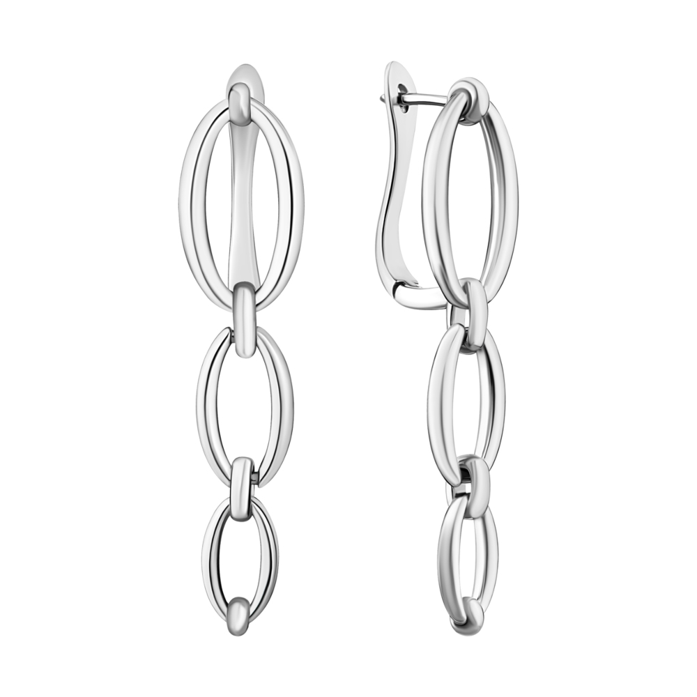 Серебряные серьги-подвески. Артикул UG5E38173