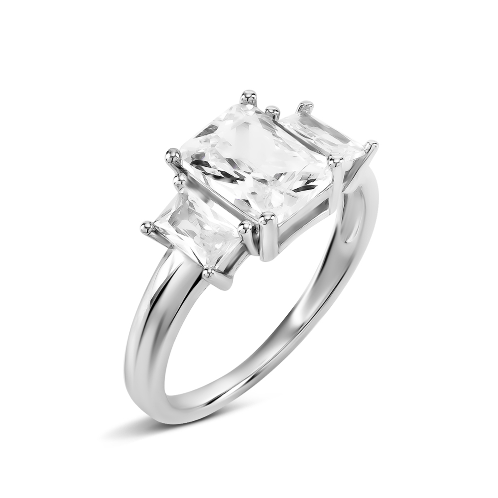 Серебряное кольцо с фианитами. Артикул UG5RI39441