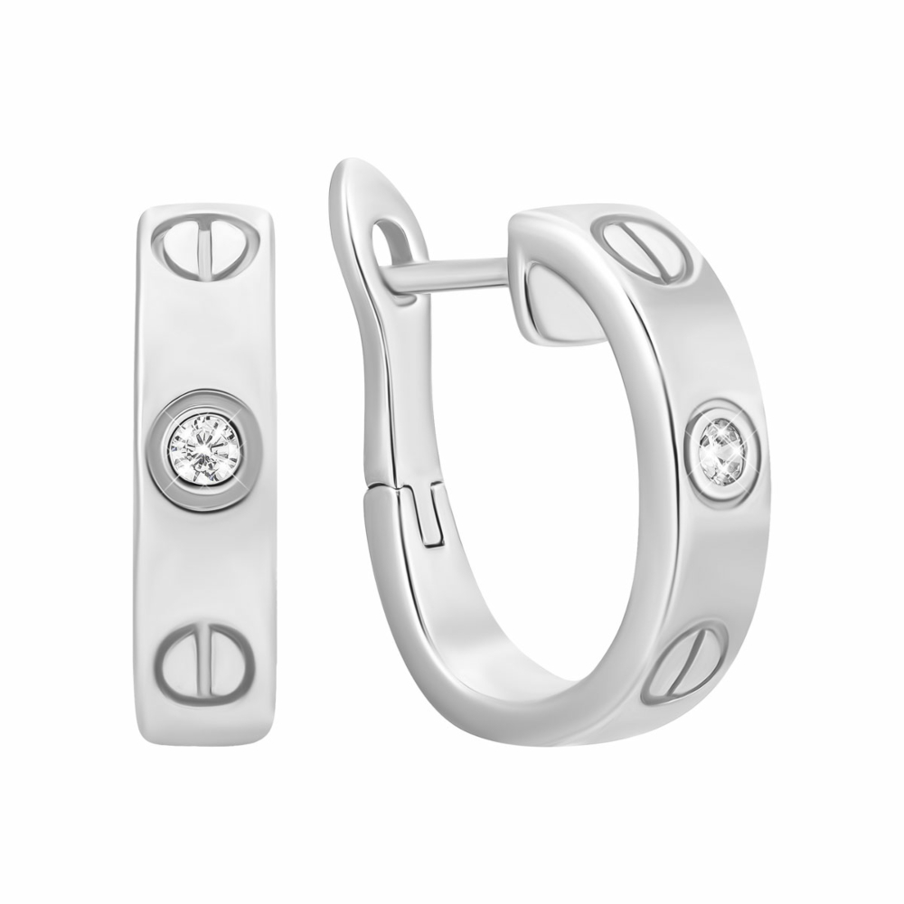 Серебряные серьги с фианитами. Артикул UG5SE37457-TR0236