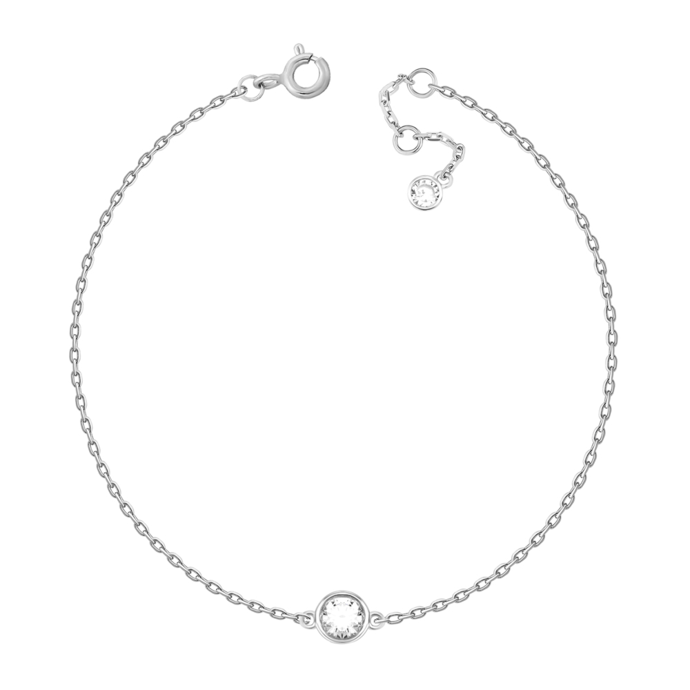 Серебряный браслет с фианитами. Артикул UG5SZDB03894