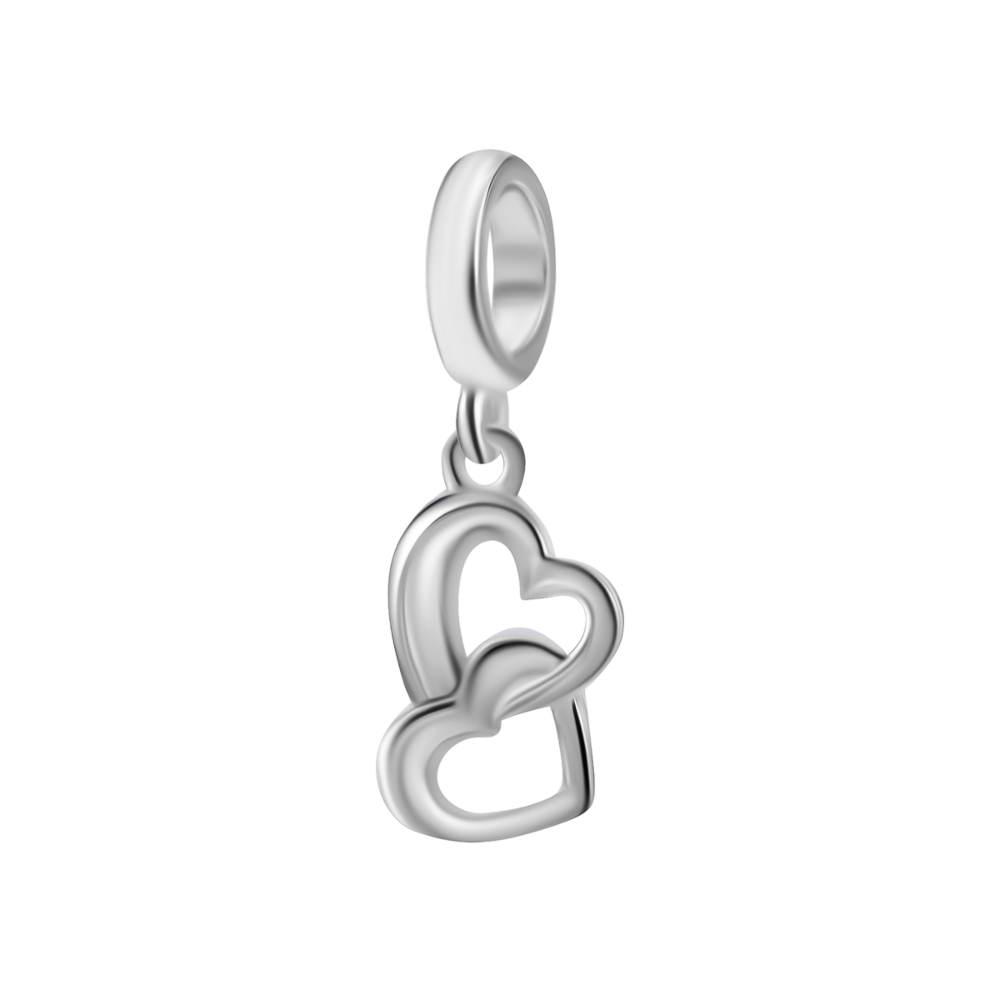 Серебряная бусина шарм Сердца. Артикул UG5SZDP04473