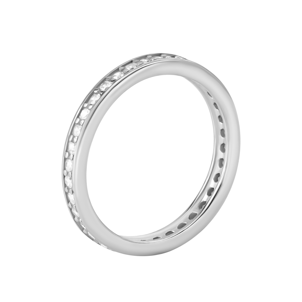 Серебряное кольцо с фианитами. Артикул UG5SZDR03025