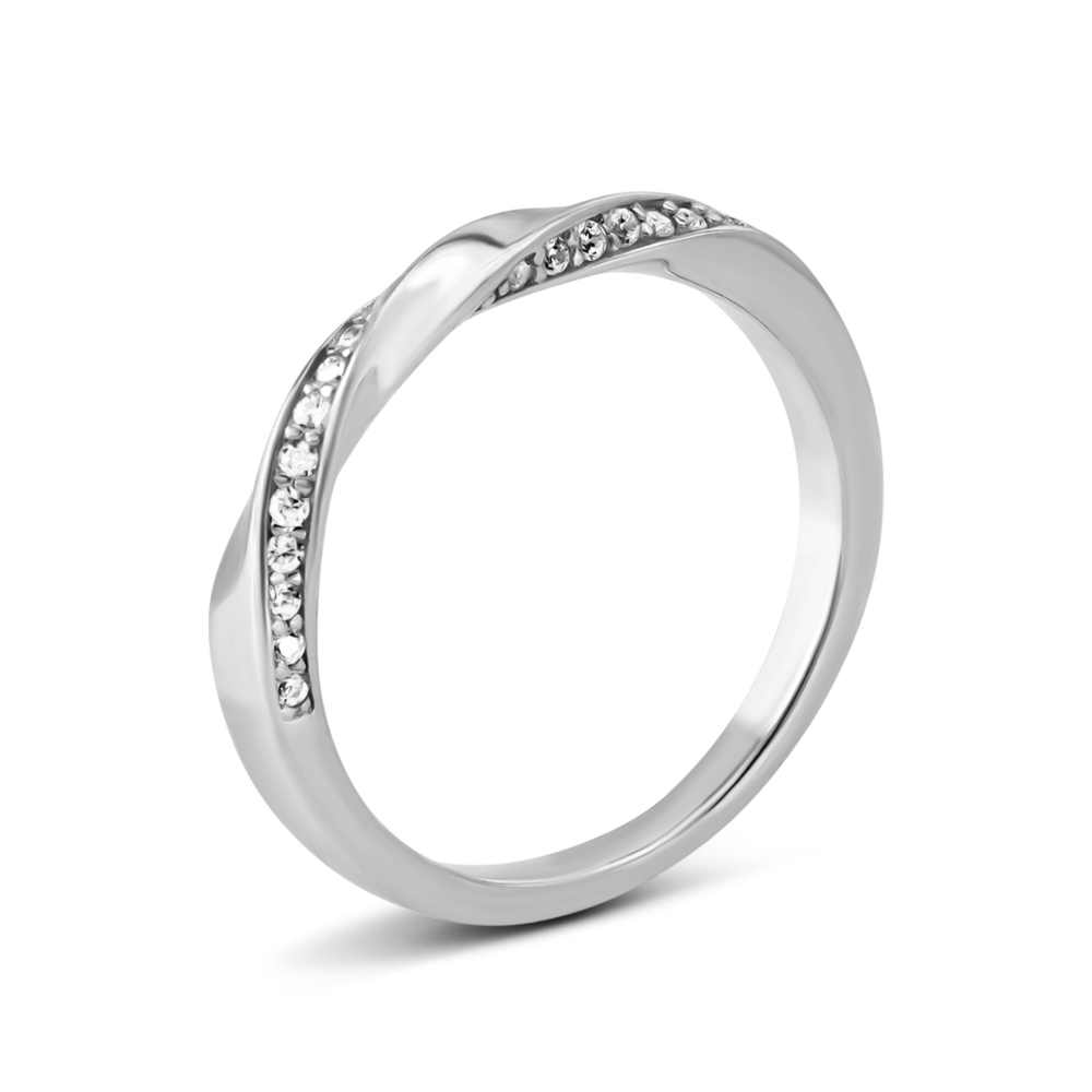 Серебряное кольцо с фианитами. Артикул UG5SZDR15594