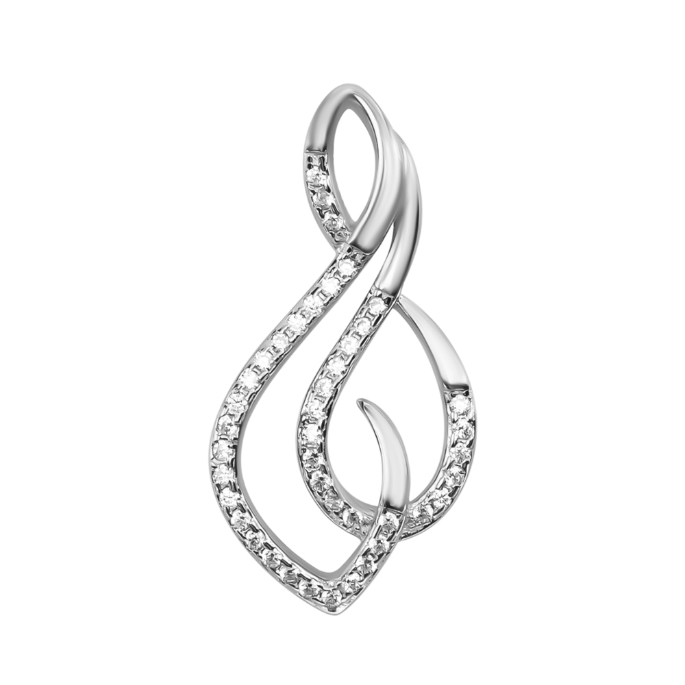 Серебряная подвеска с фианитами. Артикул UG5SZDS06283