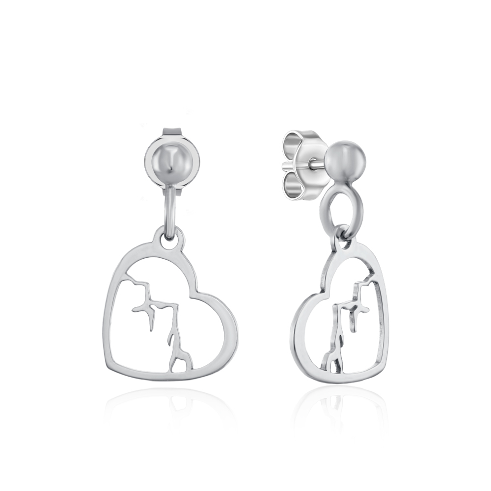 Серебряные серьги. Артикул AA295_OR-E/12