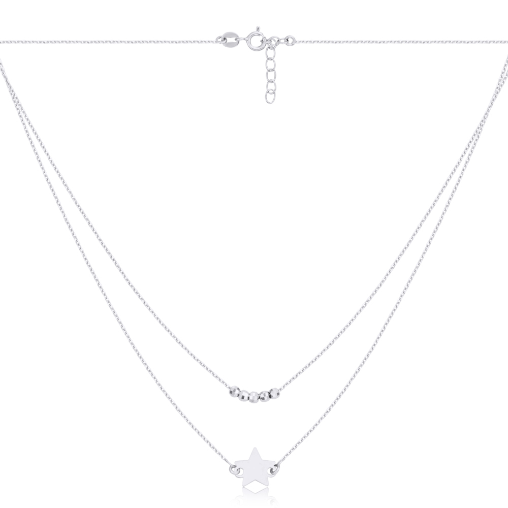 Серебряное колье. Артикул AA323_CL-K/12